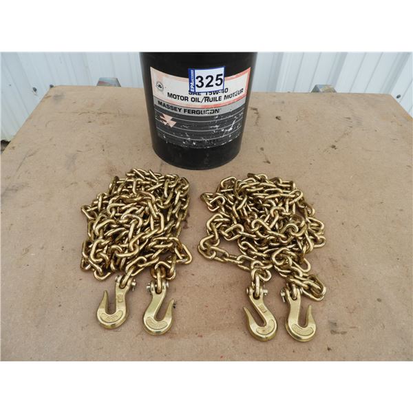(2) 5/16" x 16 foot chain (new unused)