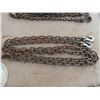 Image 3 : 5/16" x 14 ft chain with two hooks on connector length, 3/8" x 14 ft with two hooks - very good cond