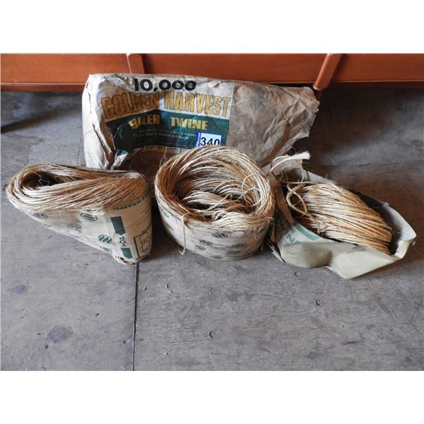 (3 part rolls) Sissal twine 10,000 Golden Harvest