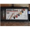 Image 2 : Croquet set (used once)- full set, metal horse shoe set (new unused)