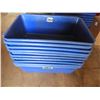 Image 1 : (10) Blue heavy duty plastic tubs 18"W x 27"L x 9"H