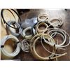 Image 1 : Lots of assorted hoses- 3/8-3/4" and weeping tile (new), clear, black and reinforced hoses(unused),