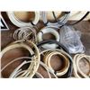 Image 3 : Lots of assorted hoses- 3/8-3/4" and weeping tile (new), clear, black and reinforced hoses(unused),