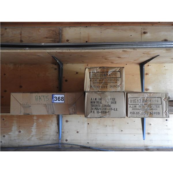 Baseball cap collection- 4 boxes/over 100 caps