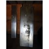 Image 2 : (14)Galvanized sheets with lip 13"Wx 1/2"x96"L Galvanized metal sheets various sizes- (50) sheets wi