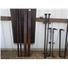 Image 1 : (5 sets) Bed rails complete-74", 76", 71", 74", spring bed - 71"L x 53"W with rails