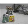 Image 1 : Small live catch traps (unused), (3) fresh cab pouches, rodent bar, (4) victor mouse traps