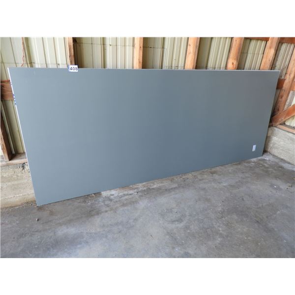 (5) Paintable alluminum sheets  3/8" x48"x 120" and small piece 6-1/2" x 120" (new unused)