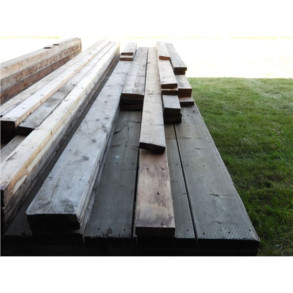 Wood planks - (3) 2"x8"x16ft, (3) 2"x8"x11ft, (2) 2"x8"x50", (2)2"x6"x16ft,(1) 2"x6"x14ft, (3) 2"x6"
