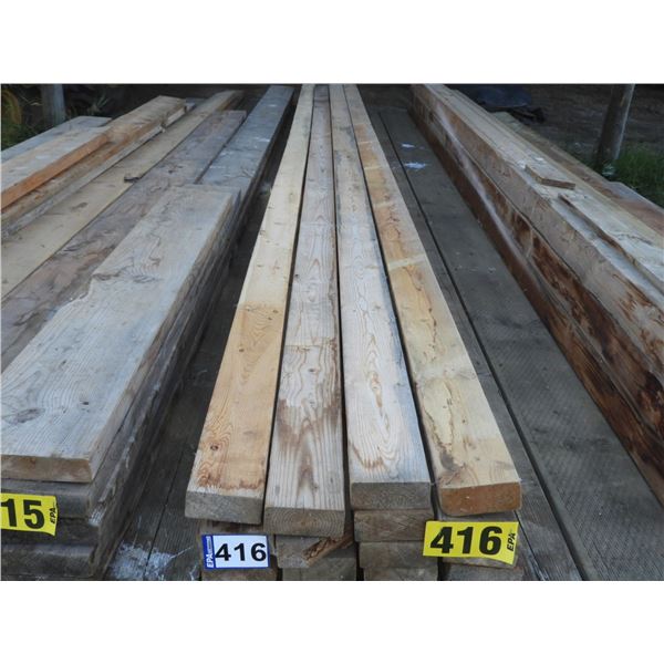 Wood planks - (17) 2"x4'"x16ft, (5) 2"x4"x14ft
