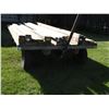 Image 3 : Flat deck wagon  16ftx8ft pressure treated wood, 15" tires, always stored under a roof