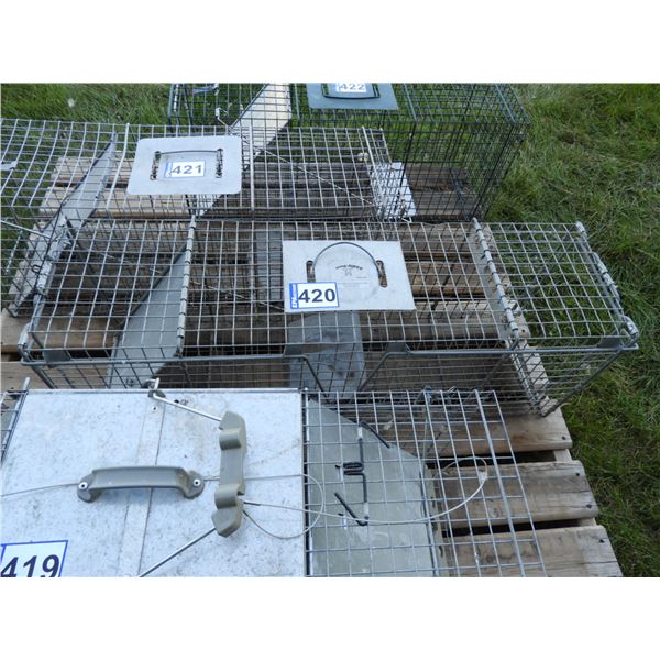 Large live catch trap- open both ends (one trap)