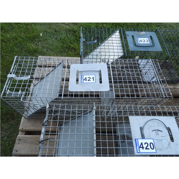 Large live catch trap- open one end (one trap)