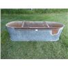 Image 1 : Galvanized water trough 7ft L x 24" W x 22" H, no holes or damage