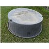Image 5 : Poly water trough, round 6ft D x 26" H, no holes, holds water