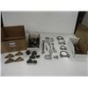 Image 1 : (20) pipe fittings and plugs (mostly new), Turn buckle (unused), connector links (unused), eye bolt