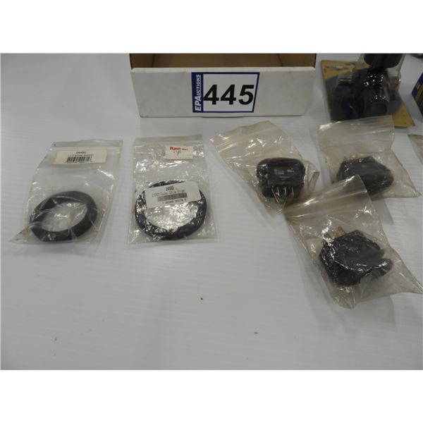 New gaskets 1-1/2" and 2" (unused), (3) rocker switches (unused), 1/4" locking air pressure regulato