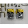 Image 2 : (20 square clamps 2 1/1" x 3" (unused), (4) carabiners (unused), cable clamps (unused), (3) bearing