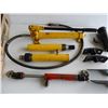 Image 3 : Body/frame repair equipment, hydraulic, (3) cylinders, (5) adapter jigs (works very well)