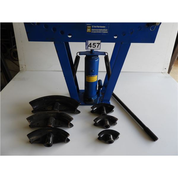 12 ton Pipe bender with (6) dies (unused)