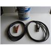 Image 1 : Kutwell 45 cutting oil 10L, 4 guage welding cable 2 x 8ft with (2) battery clamps  (unused)