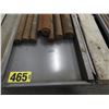 Image 3 : 240lb solid shaft mostly new material 1-1/2" to 2-1/2" D, 5 shelf metal stand