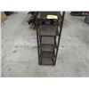 Image 5 : 240lb solid shaft mostly new material 1-1/2" to 2-1/2" D, 5 shelf metal stand