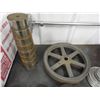 Image 2 : Mandrel 2-7/7" to 3-3/4"- 8 sizes, (4) pulleys (new), (6) pulleys  (lightly used)