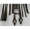 Image 3 : (12 pieces) Blacksmith tools, tongs, ladels, assorted