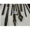Image 4 : (13 pieces) Blacksmith tools assorted tongs etc