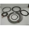 Image 1 : Wire rope - 5/16" >100ft, 5/16" > 50ft, 1/4" > 50ft, 3/16" > 50ft, 3/16" approx 25ft, 1/4" approx 6f