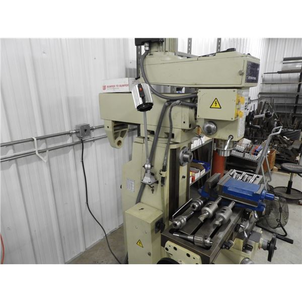 Force International drilling and milling machine with limit switch FRV30-2X7550 W, drilling 1-1/4",