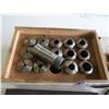 Image 3 : Collets (treaded) 1/8" - 1", adjustable tool bar (missing 3/4", assorted pieces, (26) Guhring tapere