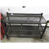 Image 1 : Welding table with 3 shelves on castors 60"L x 26"W x 39"H