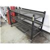 Image 2 : Welding table with 3 shelves on castors 60"L x 26"W x 39"H
