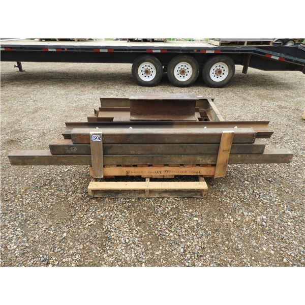 Square tubing 4" x 4" and smaller, channel iron 2" x 2" and smaller, rectangular tubing 6" x 8" and