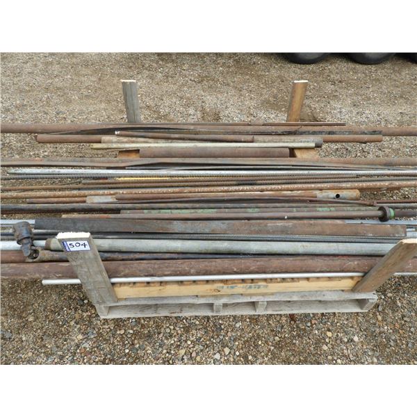 Rod, pipe, solid shaft, rebar >1000lb, (50% used/unused) , various lengths and thicknesses