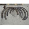 Image 2 : Bent flat bar unused - (3) 3/8" x 1-1/2" x 28", (5) 1/2"  x 2" x 30", (2)3/8" x 4" x 16-3/4"