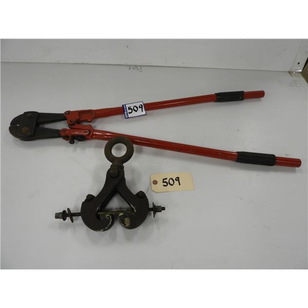 36" bolt cutter, I-Beam clamp