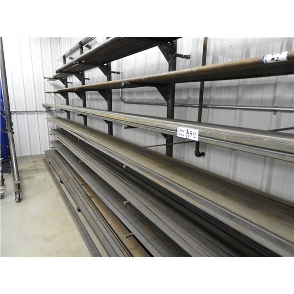 (10 piece) Square metal tubing, (8)1" x1" x 24ft , (1) 1" x 1", 13 ft, Alluminum 1" x 1/2" x 19ft  (