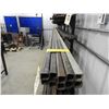 Image 2 : (10 piece) Square metal tubing, (8)1" x1" x 24ft , (1) 1" x 1", 13 ft, Alluminum 1" x 1/2" x 19ft  (