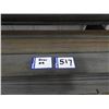 Image 4 : (21 pieces) Flat bar unused (1) 1/4" x 6" x 20ft, (1) 5/16"  x 3-1/2" x 20ft, (1) 1/4" x 4" x 20ft,