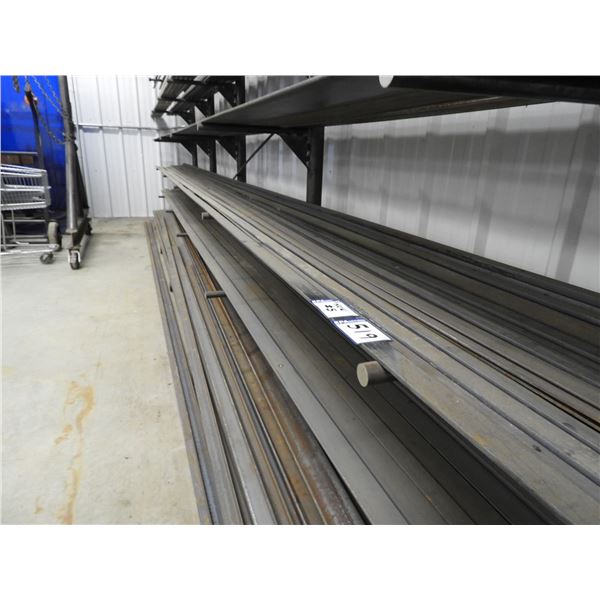 (27 pieces) Flat bar Metal (3) 7/16" x 1" x 20ft, (1) 1/4" x 1-1/2" x 20ft, (3)1/4"  x 2" x 20ft, (3