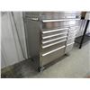 Image 3 : Quality Craft 18 drawer stainless steel tool cabinet, upper and lower cabinet on castors (like new)