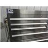 Image 4 : Quality Craft 18 drawer stainless steel tool cabinet, upper and lower cabinet on castors (like new)