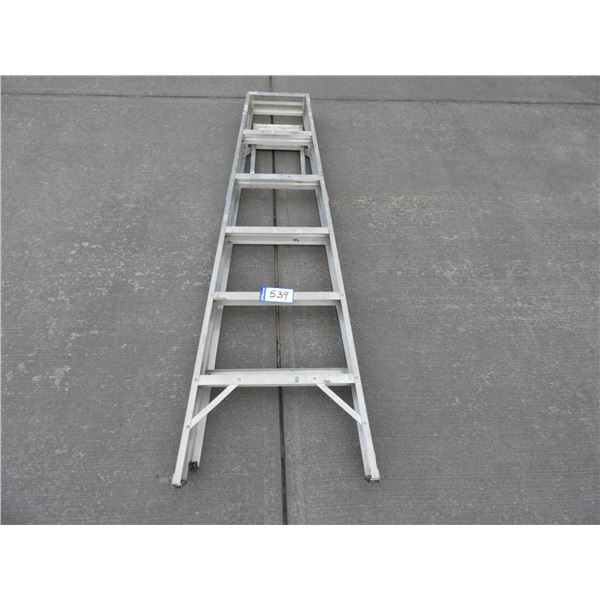 6 ft. Aluminum step ladder, no bends or breaks