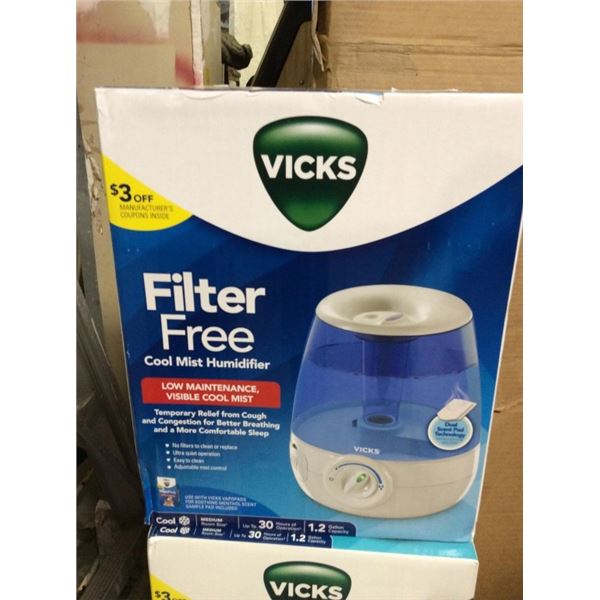 Vicks filter free cool mist humidifier