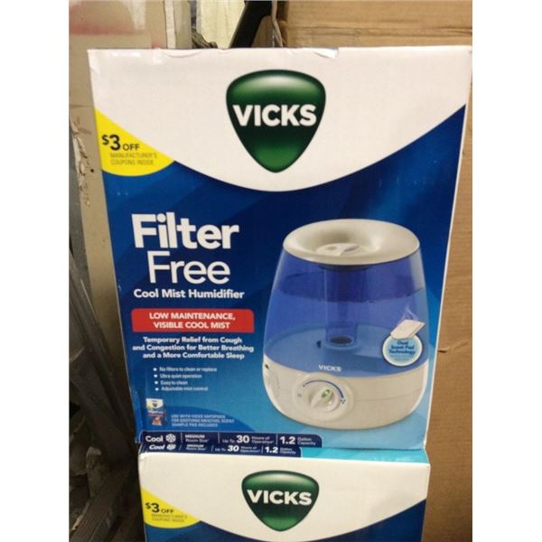 Vicks filter free cool mist humidifier