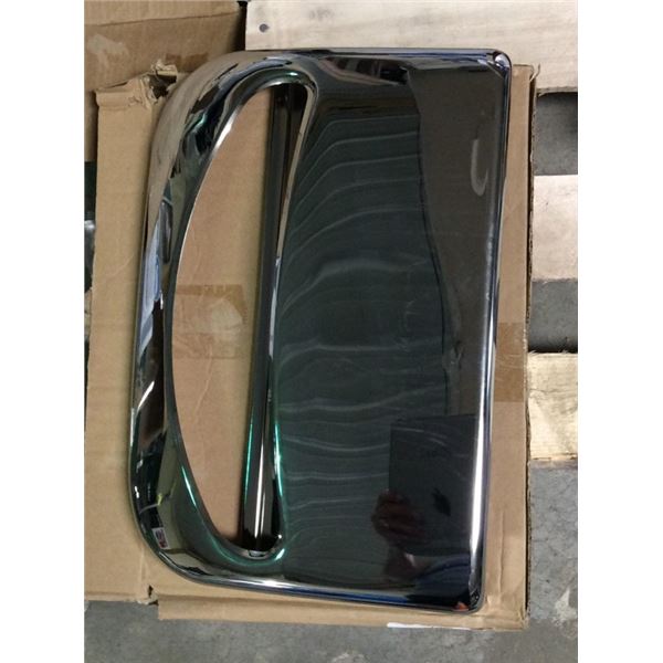 Dispenser toilet seat cover chrome finish