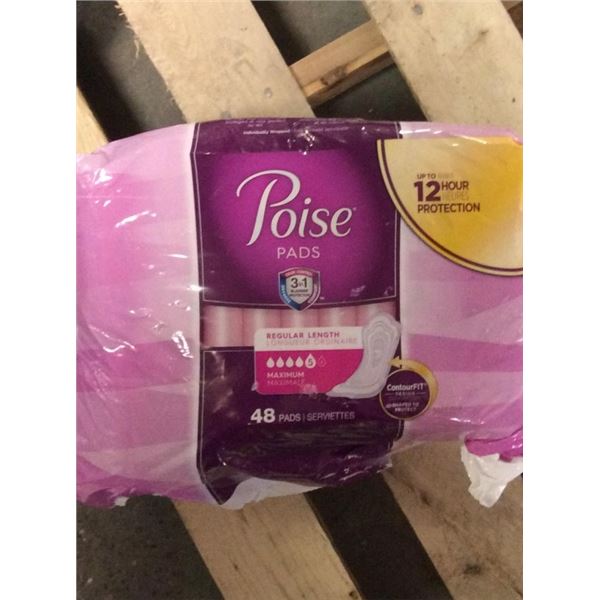 Poise pads 48 pads